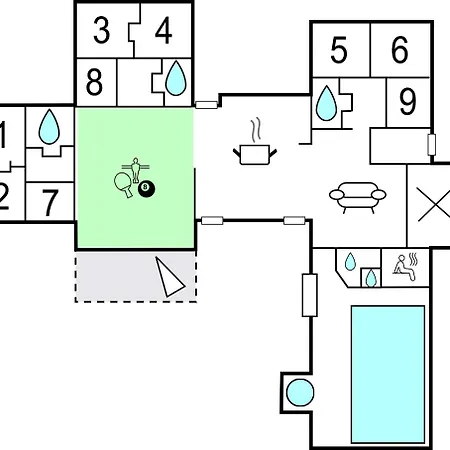 Stunning In Haderslev With Sauna Hébergement de vacances Haderslev