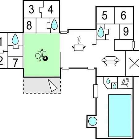 Stunning In Haderslev With Sauna Hébergement de vacances *